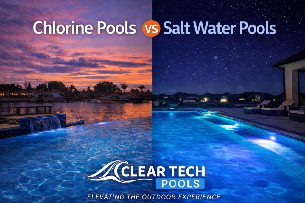 chlorine pools vs salt water pools